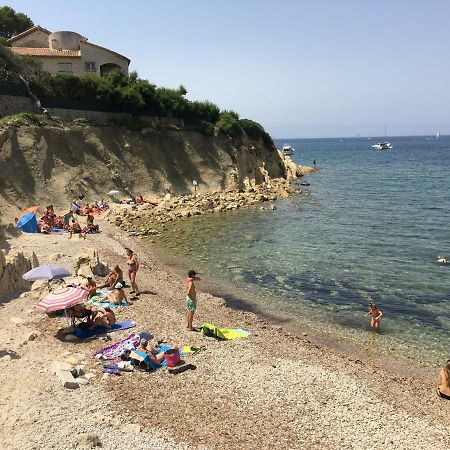 T2 Rez De Jardin 300M Plage De Beaucours Sanary Sur Mer Exterior foto